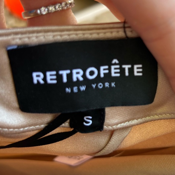 Retrofete Ester Dress in nude size small NWT - Picture 9 of 10